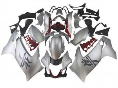 Preisgünstige Suzuki GSXR 1300 Hayabusa Motorrad Verkleidung 2021-2025 - Silber Dunkel Rot
