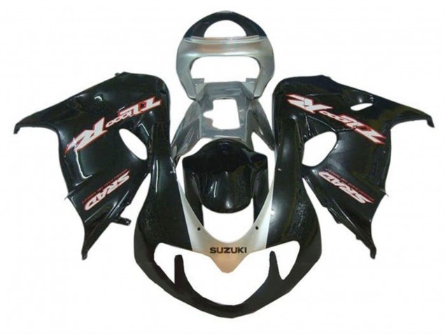 Preisgünstige Suzuki TL1000R Motorrad Verkleidung 1998-2003 - Glanzendes Schwarz Grau