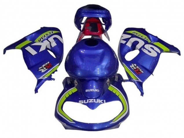 Preisgünstige Suzuki TL1000R Motorrad Verkleidung 1998-2003 - Blau Weiss Neon Gelb