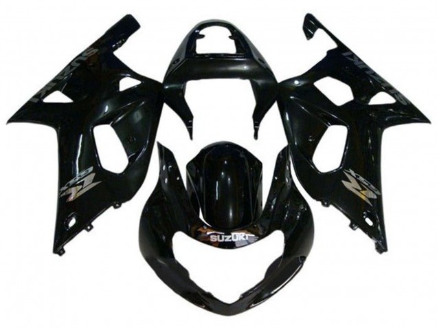 Preisgünstige Suzuki GSXR1000 Motorrad Verkleidung 2000-2002 - Glanzendes Schwarz Chrome