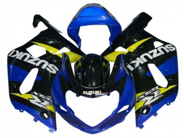 Preisgünstige Suzuki GSXR1000 Motorrad Verkleidung 2000-2002 - Blau Gelb Schwarz