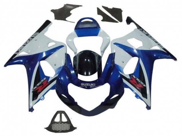 Preisgünstige Suzuki GSXR1000 Motorrad Verkleidung 2000-2002 - Weiss Blau Schwarz Rot