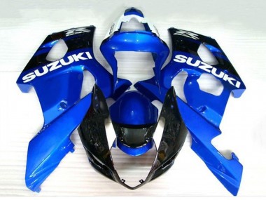 Preisgünstige Suzuki GSXR 1000 Motorrad Verkleidung 2003-2004 - Blau Schwarz Weiss