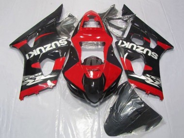 Preisgünstige Suzuki GSXR 1000 Motorrad Verkleidung 2003-2004 - Rot Schwarz Silber