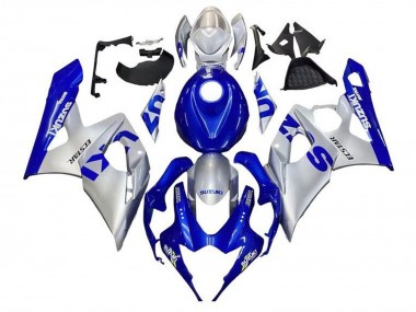 Preisgünstige Suzuki GSXR 1000 Motorrad Verkleidung 2005-2006 - Blau Silber