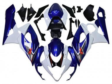 Preisgünstige Suzuki GSXR 1000 Motorrad Verkleidung 2005-2006 - Weiss Blau Rot