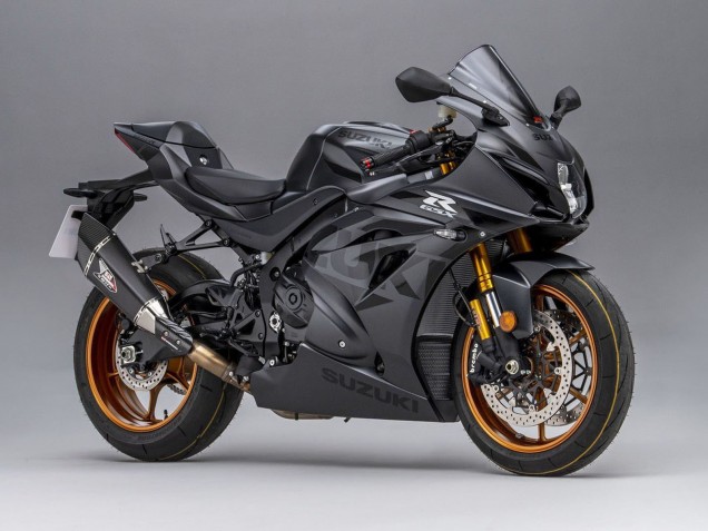 Preisgünstige Suzuki GSXR 1000 Motorrad Verkleidung 2005-2006 - Matt Schwarz Phantom