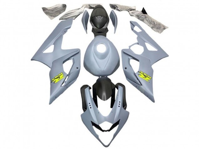 Preisgünstige Suzuki GSXR 1000 Motorrad Verkleidung 2005-2006 - Matt Grau Schwarz Gelb