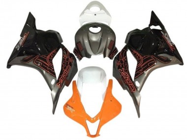 Preisgünstige Suzuki GSXR 1000 Motorrad Verkleidung 2005-2006 - Orange Silber Schwarz Weiss