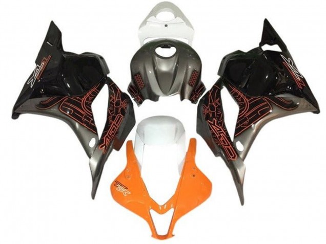 Preisgünstige Suzuki GSXR 1000 Motorrad Verkleidung 2005-2006 - Orange Silber Schwarz Weiss