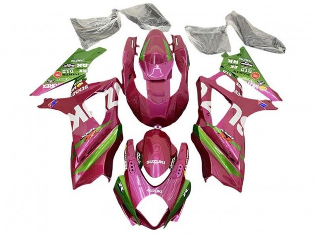 Preisgünstige Suzuki GSXR 1000 Motorrad Verkleidung 2005-2006 - Rosa Grun
