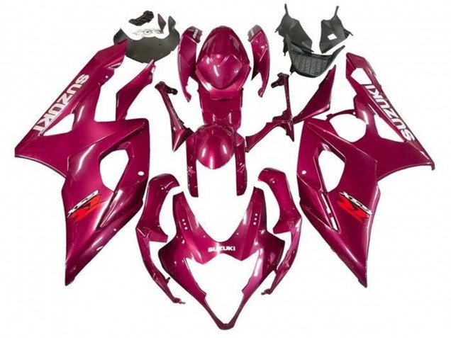 Preisgünstige Suzuki GSXR 1000 Motorrad Verkleidung 2005-2006 - Rot Magenta