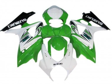 Preisgünstige Suzuki GSXR 1000 Motorrad Verkleidung 2005-2006 - Weiss Grun Schwarz