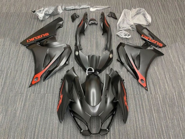 Preisgünstige Suzuki GSXR1000 Motorrad Verkleidung 2017-2024 - Matt Schwarz Rot