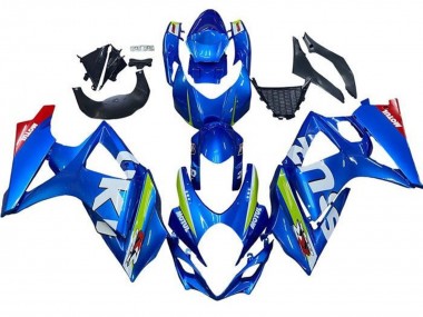 Preisgünstige Suzuki GSXR 1000 Motorrad Verkleidung 2007-2008 - Blau Weiss Grun Rot