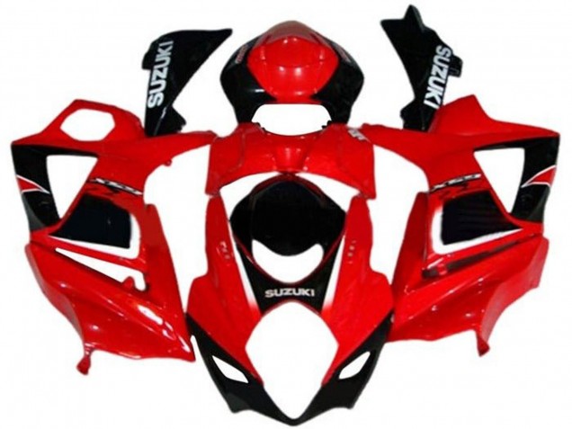 Preisgünstige Suzuki GSXR 1000 Motorrad Verkleidung 2007-2008 - Rot Schwarz Weiss Aufkleber