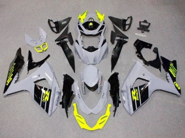 Preisgünstige Suzuki GSXR 1000 Motorrad Verkleidung 2009-2016 - Grau Neon Gelb Schwarz