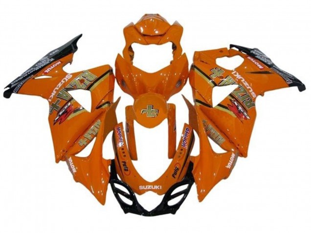 Preisgünstige Suzuki GSXR 1000 Motorrad Verkleidung 2009-2016 - Orange Gold Rizla