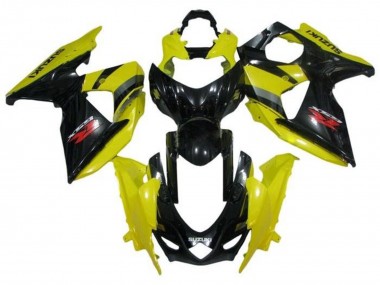Preisgünstige Suzuki GSXR 1000 Motorrad Verkleidung 2009-2016 - Gelb Schwarz Rot Grau