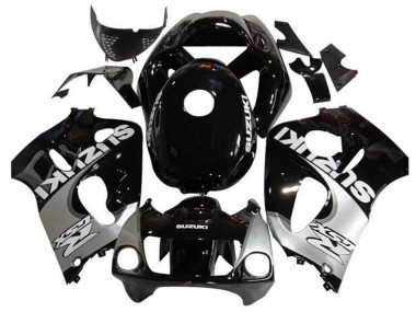 Preisgünstige Suzuki GSXR 600 / GSXR 750 Motorrad Verkleidung 1996-2000 - Schwarz Silber