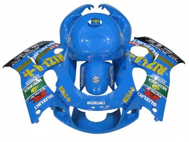Preisgünstige Suzuki GSXR 600 / GSXR 750 Motorrad Verkleidung 1996-2000 - Blau Rizla