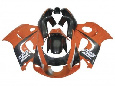Preisgünstige Suzuki GSXR 600 / GSXR 750 Motorrad Verkleidung 1996-2000 - Orange Schwarz