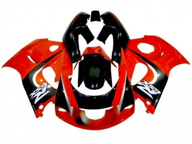 Preisgünstige Suzuki GSXR 600 / GSXR 750 Motorrad Verkleidung 1996-2000 - Rot Schwarz Silber