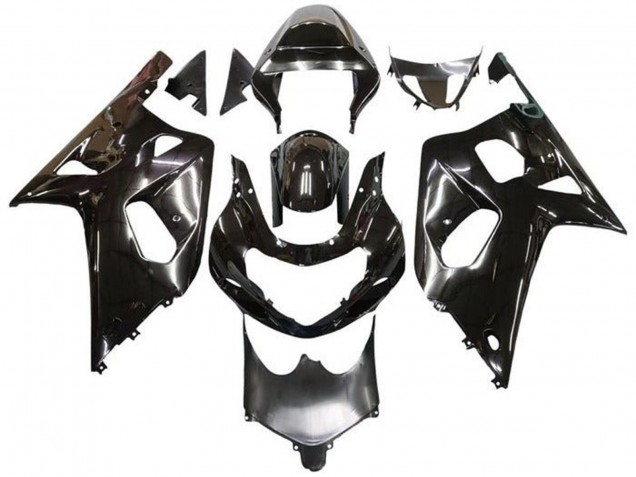 Preisgünstige Suzuki GSXR 600 / GSXR 750 Motorrad Verkleidung 2001-2003 - Metallisch Schwarz