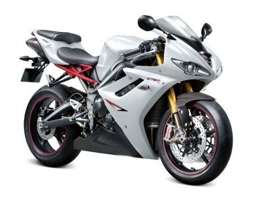 Preisgünstige Triumph Daytona 675 Triple Motorrad Verkleidung 2009-2012 - Perl Weiss Schwarz