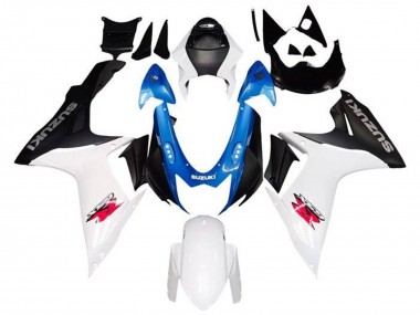 Preisgünstige Suzuki GSXR 600 / GSXR 750 Motorrad Verkleidung 2011-2024 - Weiss Blau Schwarz Rosa