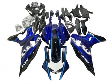 Preisgünstige Yamaha YZF R7 Motorrad Verkleidung 2021-2024 - Blau Schwarz Hellblau
