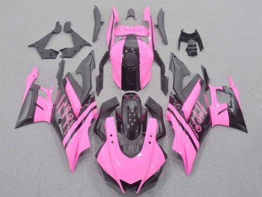 Preisgünstige Yamaha YZF R3/R25 Motorrad Verkleidung 2022-2024 - Rosa Schwarz