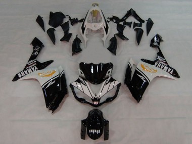 Preisgünstige Yamaha YZF 1000 R1 Motorrad Verkleidung 2007-2008 - Weiss Schwarz Orange Dolphin