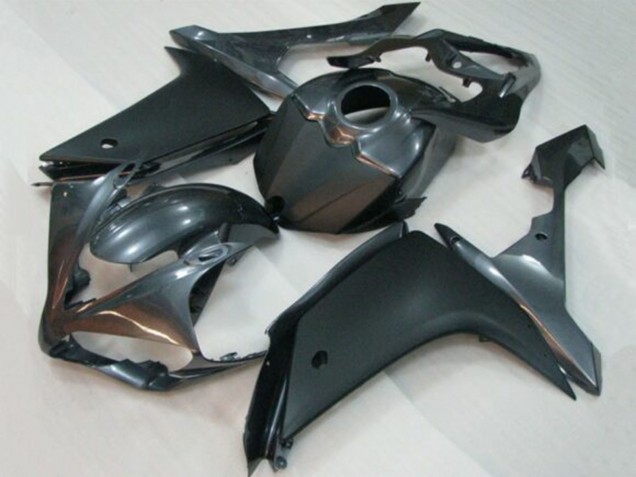 Preisgünstige Yamaha YZF 1000 R1 Motorrad Verkleidung 2007-2008 - Dunkel Silber Matt Schwarz
