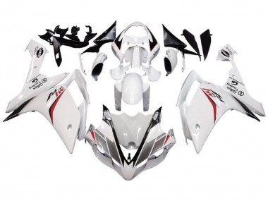 Preisgünstige Yamaha YZF 1000 R1 Motorrad Verkleidung 2007-2008 - Weiss Rot Schwarz Streifen