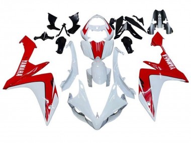 Preisgünstige Yamaha YZF 1000 R1 Motorrad Verkleidung 2007-2008 - Weiss Rot