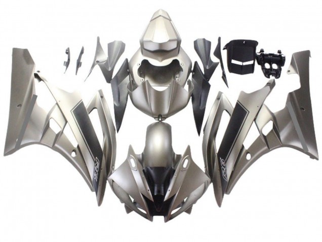 Preisgünstige Yamaha YZF R6 Motorrad Verkleidung 2006-2007 - Silber Grau