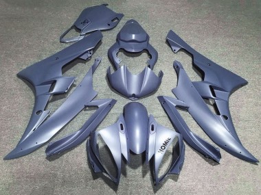 Preisgünstige Yamaha YZF R6 Motorrad Verkleidung 2006-2007 - Matt Silber Blau