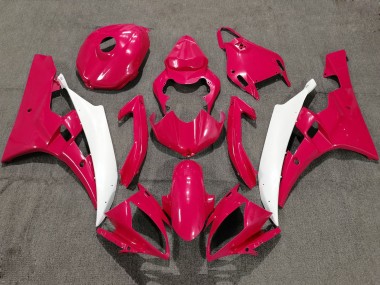 Preisgünstige Yamaha YZF R6 Motorrad Verkleidung 2006-2007 - Rot Weiss