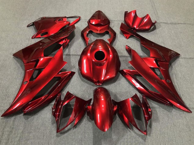 Preisgünstige Yamaha YZF R6 Motorrad Verkleidung 2006-2007 - Rot