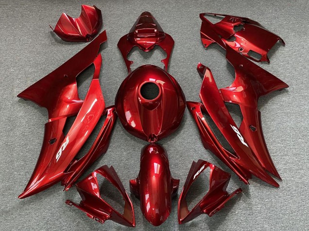 Preisgünstige Yamaha YZF R6 Motorrad Verkleidung 2008-2016 - Rot