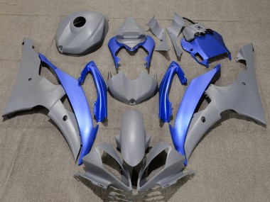 Preisgünstige Yamaha YZF R6 Motorrad Verkleidung 2008-2016 - Grau Blau