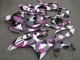 Preisgünstige Yamaha YZF R6 Motorrad Verkleidung 2008-2016 - Weiss Rosa Grau Schwarz Camouflage