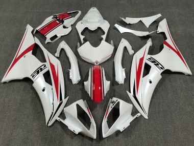 Preisgünstige Yamaha YZF R6 Motorrad Verkleidung 2008-2016 - Perl Weiss Rot