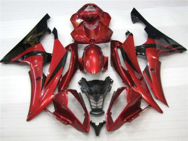 Preisgünstige Yamaha YZF R6 Motorrad Verkleidung 2008-2016 - Rot Schwarz