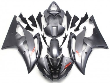 Preisgünstige Yamaha YZF R6 Motorrad Verkleidung 2008-2016 - Grau Rot Aufkleber