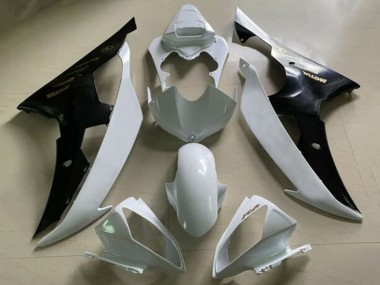 Preisgünstige Yamaha YZF R6 Motorrad Verkleidung 2008-2016 - Weiss Schwarz