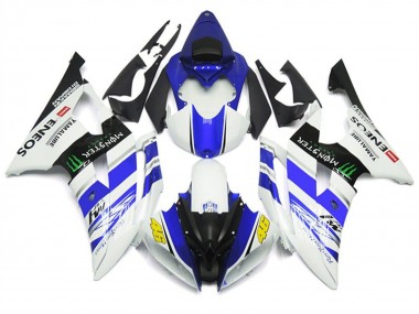 Preisgünstige Yamaha YZF R6 Motorrad Verkleidung 2008-2016 - Weiss Blau Glanzendes Schwarz Grun Monster ENEOS 46
