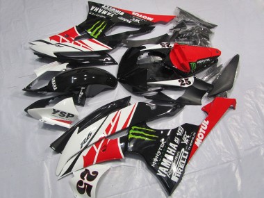 Preisgünstige Yamaha YZF R6 Motorrad Verkleidung 2008-2016 - Weiss Rot Glanzendes Schwarz Grun Monster 25