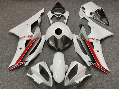 Preisgünstige Yamaha YZF R6 Motorrad Verkleidung 2008-2016 - Perl Weiss Rot